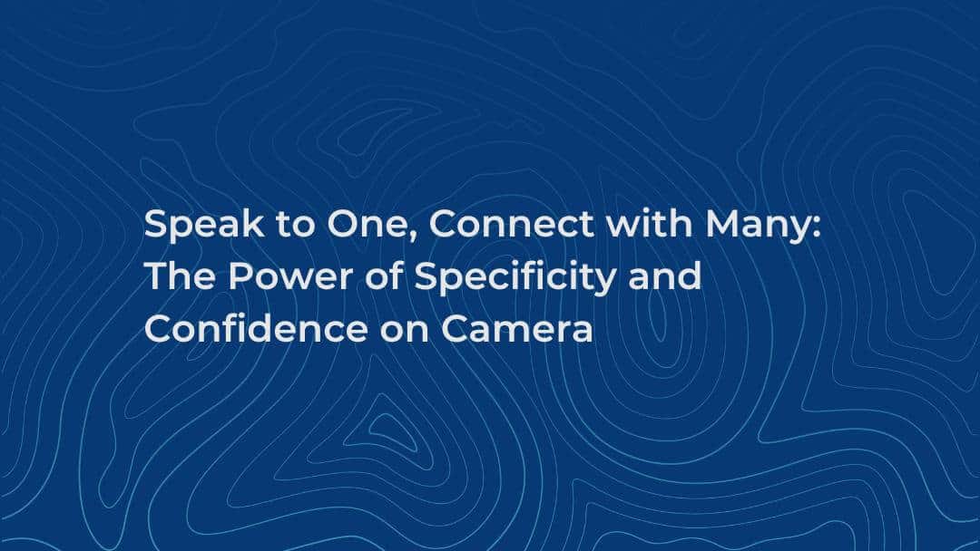 Speak to One Connect with Many