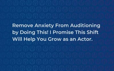 Remove Anxiety From Auditioning by Doing This!